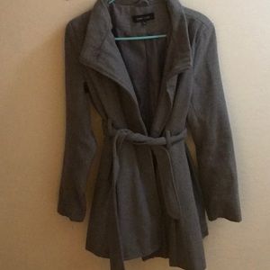 Pretty grey peacoat medium weight,